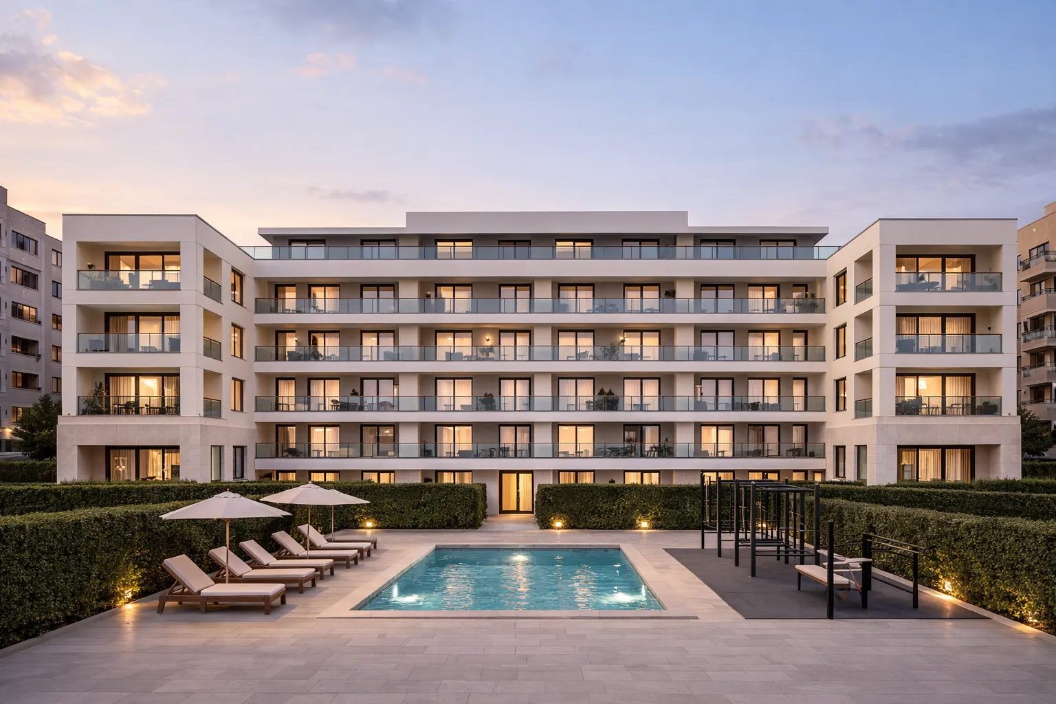 Interior de vivienda de lujo